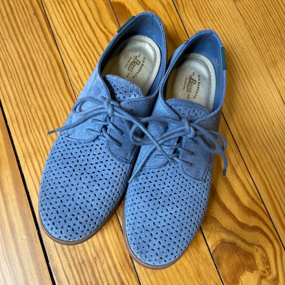 G.H. Bass & Co. Shoes - G.H. Bass Blue “Ellis” Oxfords